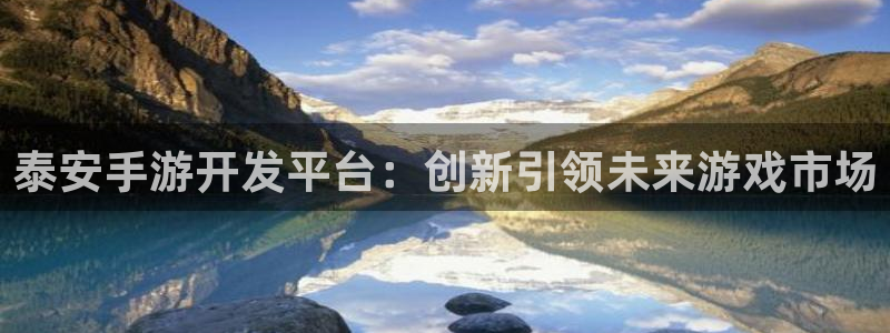 摩根娱乐首页：泰安手游开发平台：创新引领未来游戏市场