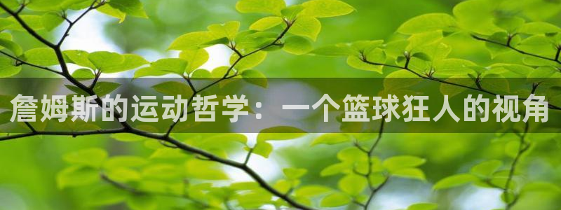 米兰体育在线：詹姆斯的运动哲学：一个篮球狂人的视角